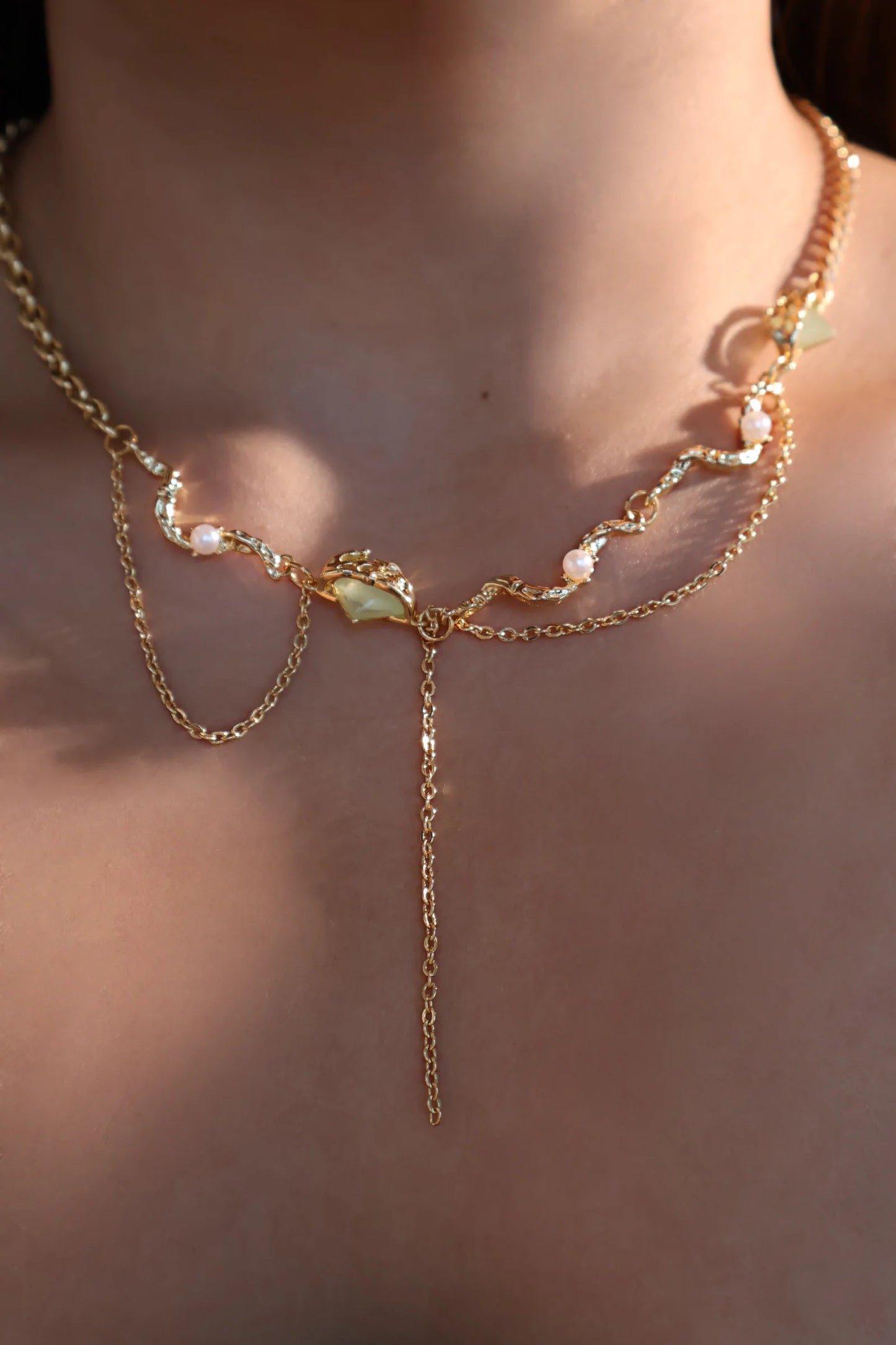 Elain's Garden 18K Gold Necklace
