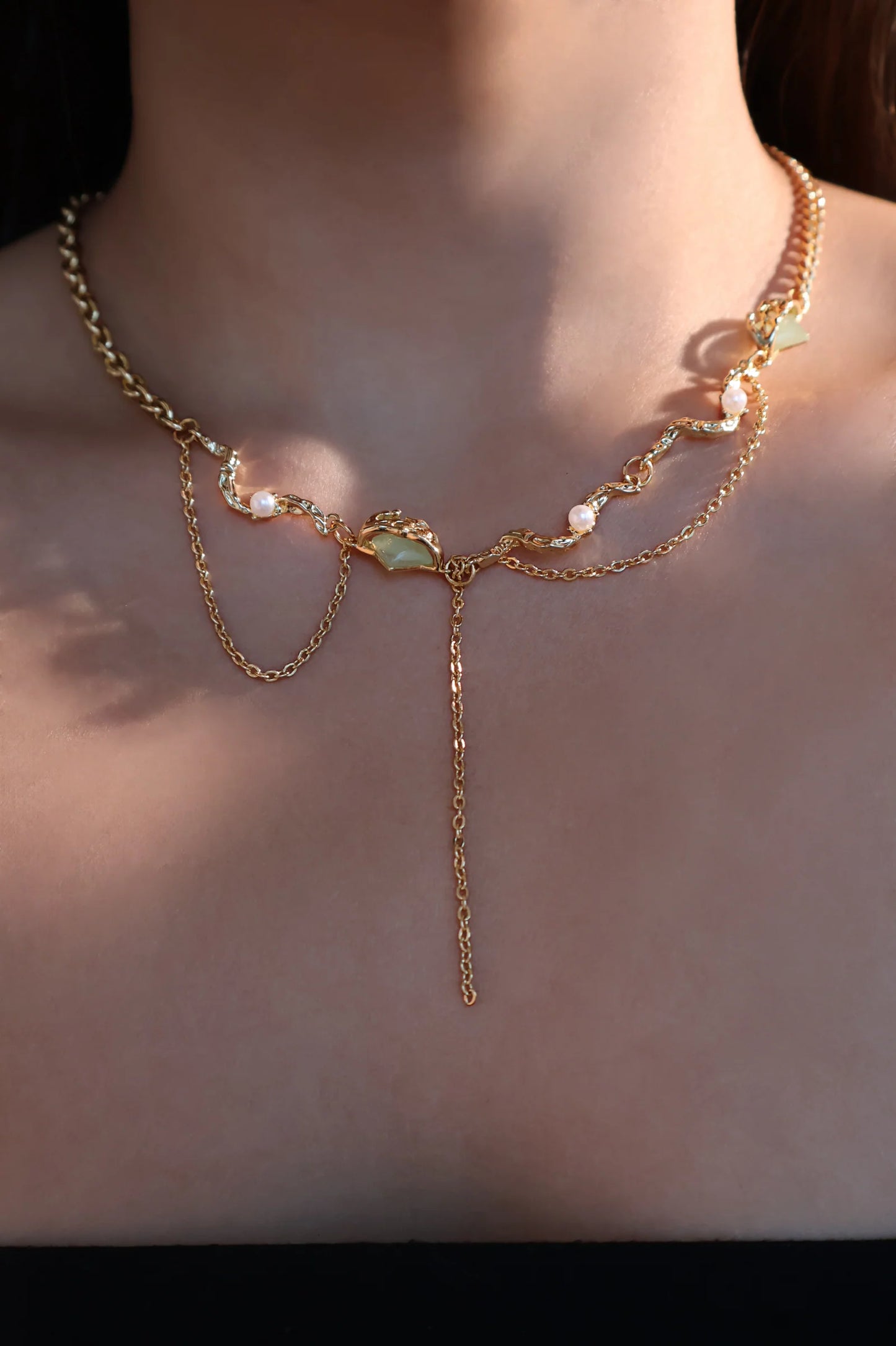 Elain's Garden 18K Gold Necklace