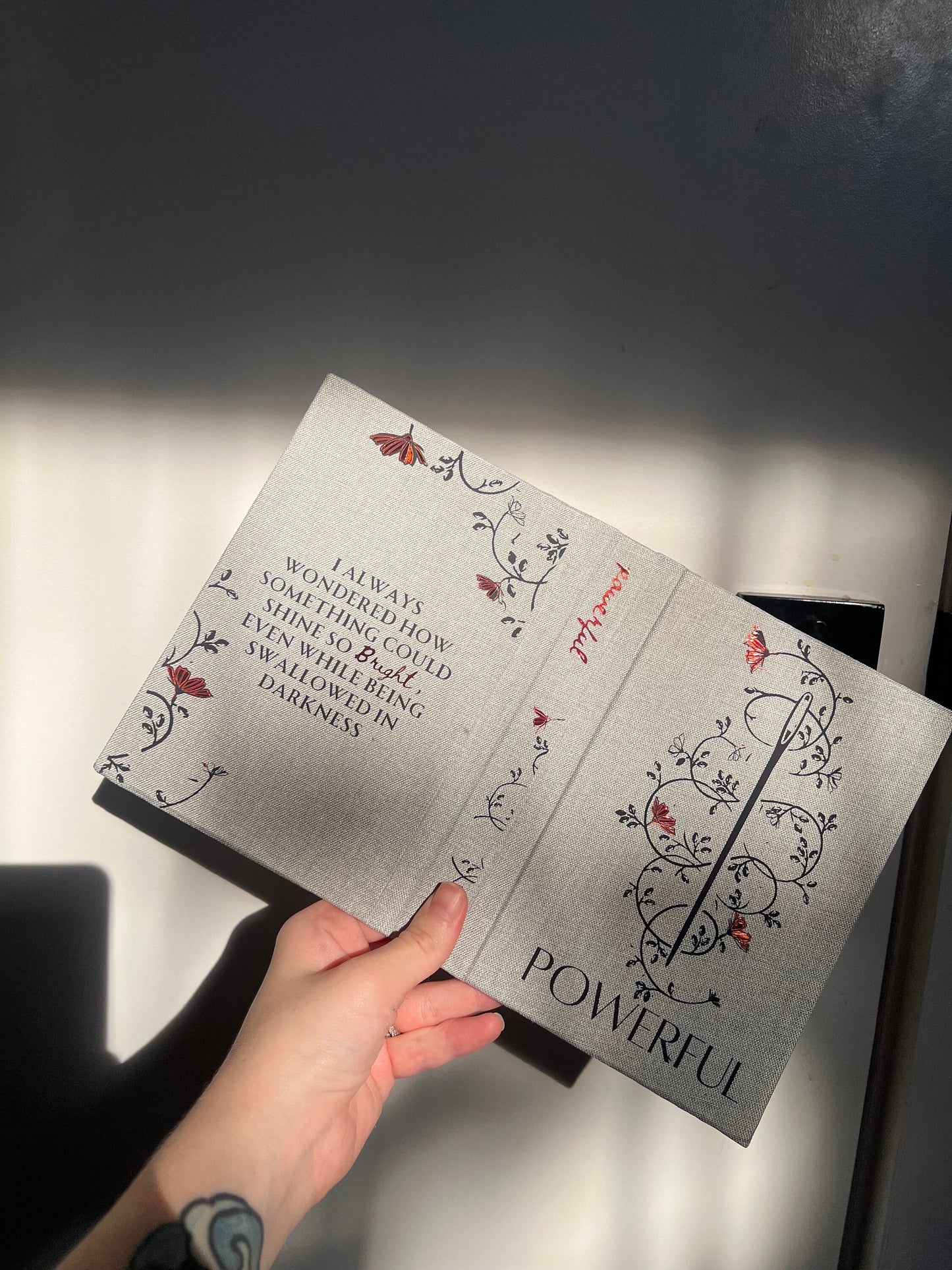 Powerful by Lauren Roberts Powerless Special Collectors Edition Handmade Bookish Gift Rebound Book Paedyn and Prince Kai Christmas Gift