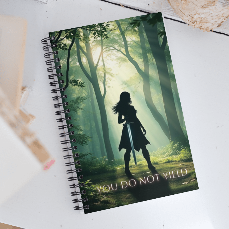 You Do Not Yield Throne of Glass Spiral Notebook