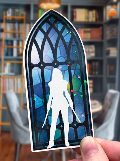 Aelin Glass Castle Holographic Sticker