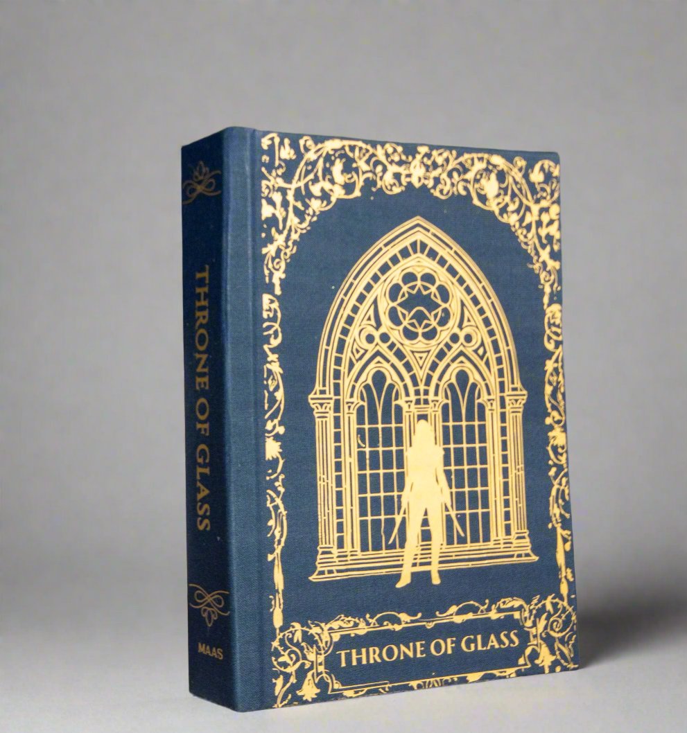 Throne of Glass Rebound - Handmade Collector’s Edition featuring Assassin, Special Gold Detailed Artwork Christmas Gift