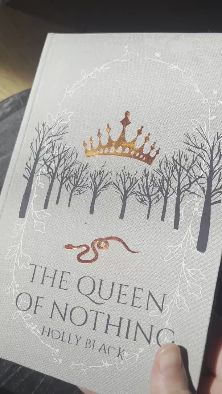 Collectors Edition The Queen of Nothing by Holly Black Limited Edition Bookish Gift Rebound Book