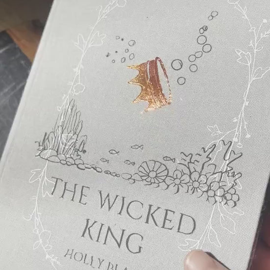 Collectors Edition The Wicked King by Holly Black Limited Edition Bookish Gift Rebound Book