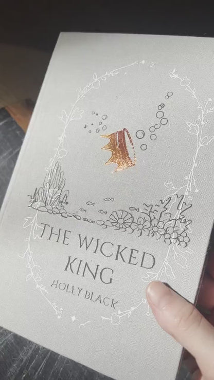 Collectors Edition The Wicked King by Holly Black Limited Edition Bookish Gift Rebound Book